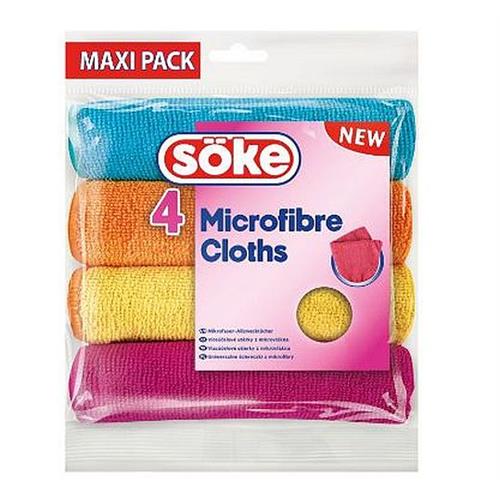 Spontex Soke microfiber cloth 4 pcs 97044191