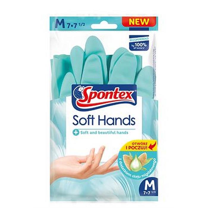 Gloves - Spontex Gloves Soft Hand M 12249037 - 