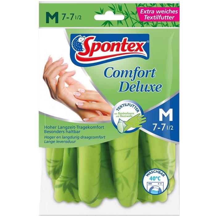 Gloves - Spontex Comfort Deluxe gloves size M 316637 - 