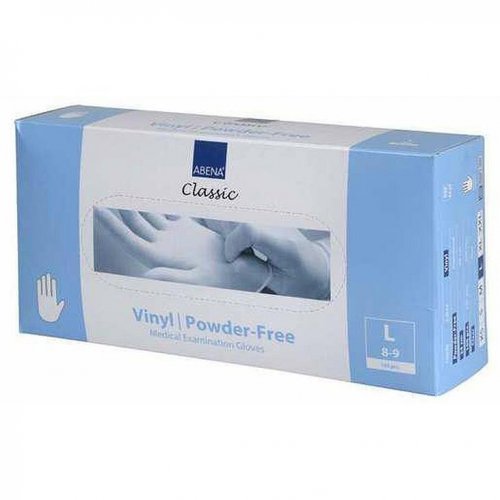 Vinyl gloves L 100pcs Abena Powder