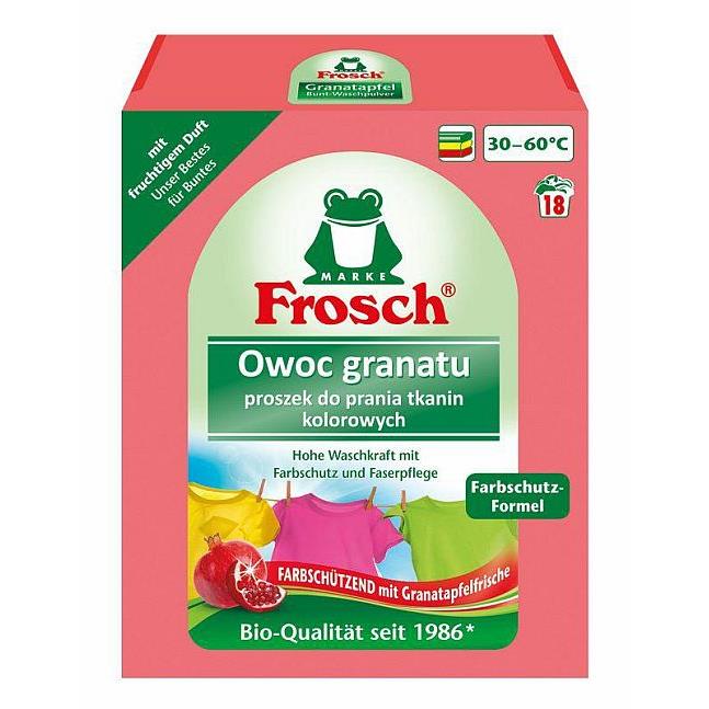 Detergents - Frosch Powder For Washing Fabrics Colorful Pomegranate 1.35kg - 