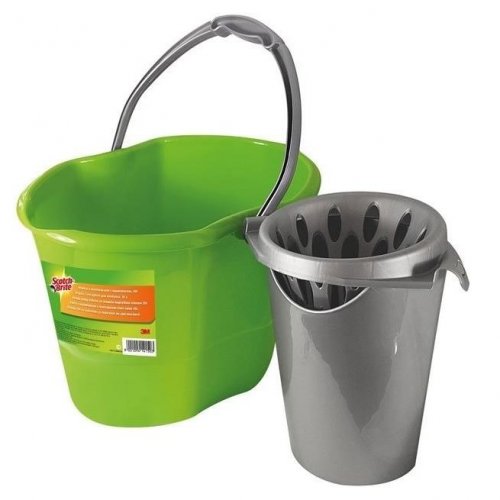 3M Scotch Brite Bucket 15l With Squeezer And Separator