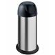 Pedal bins - Trash bin Bullet 40l swivel cover Meliconi brushed steel - 
