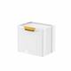 Waste sorting bins - Ecocubes waste bin 22l white and yellow segregation eco Meliconi - 