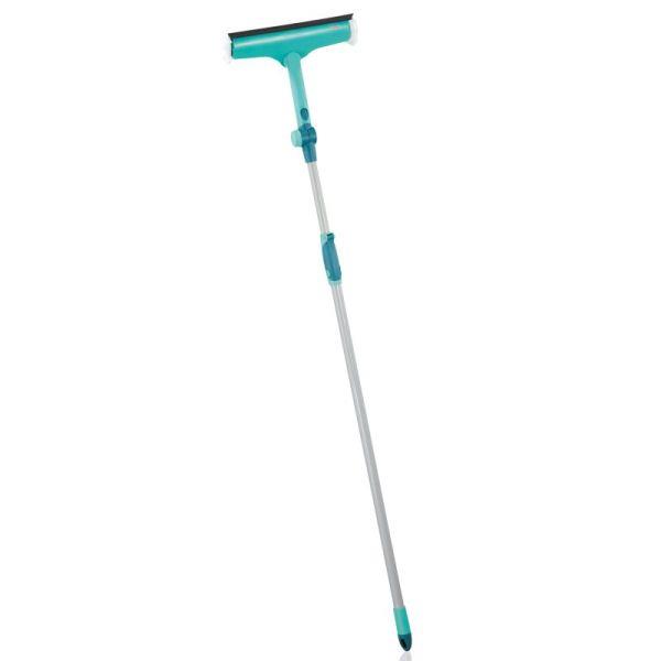 Window and floor squeegees - Leifheit 3in1 Window Cleaner With 51120 Telescopic Rod - 