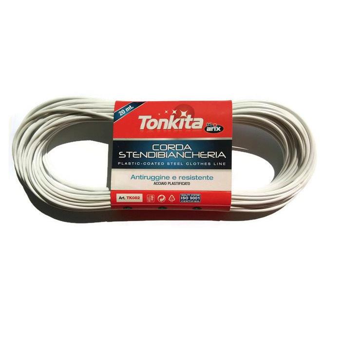 Clothes pegs, ropes, clothes lines - Arix Tonkita Cable Steel Cord 20m Tk082 - 