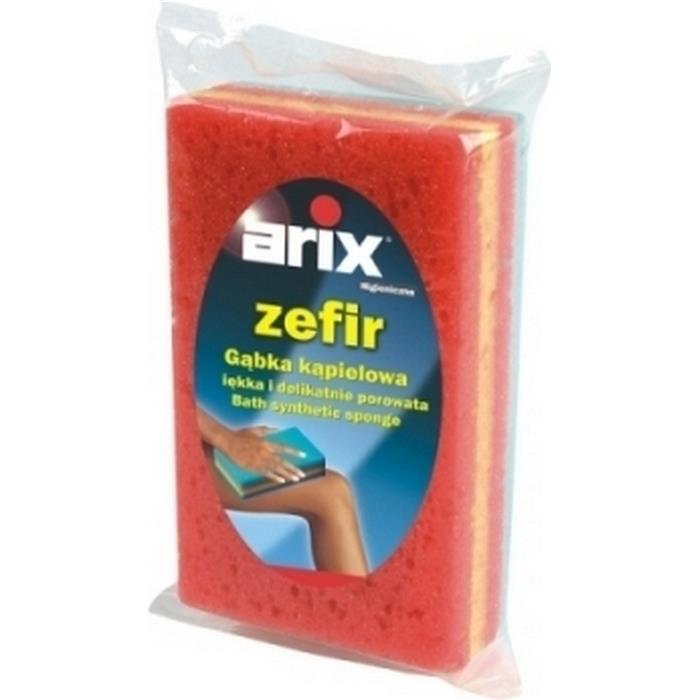 Sponges, washcloths, bath pumice stones - Arix Three-layer Bath Sponge Marshmallow W102 ... - 