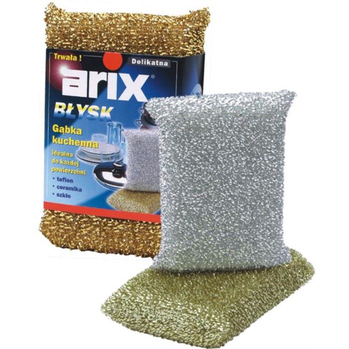 Scourers, cleaners, scourers - Arix Kitchen Sponge With Non Woven Flash T221 - 