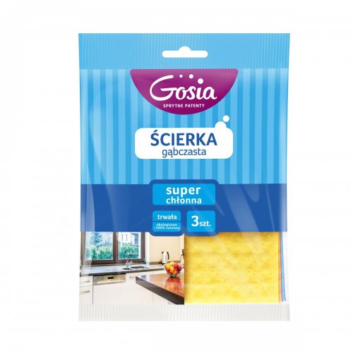 Gosia Sponge Cloth 3pcs 15x18cm 4949