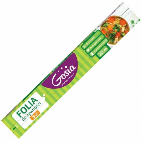 Gosia Food Foil 20m 3in1 With Knife 6406