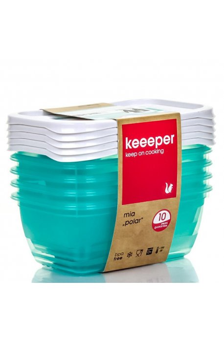 Food containers - Keeeper Set of 5x0.5l 3068 Polar Containers - 