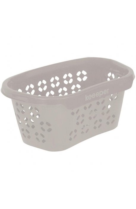 Laundry baskets - Keeeper Anton Laundry Basket 30.5l Urban Gray With Hip Support 1009 - 