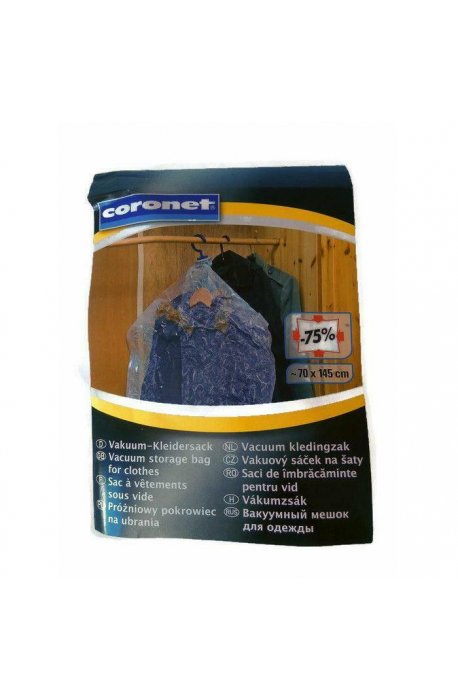 Covers and hangers for clothes - Coronet Vacuum Cover Vakuum 75X145cm C8797005 - 