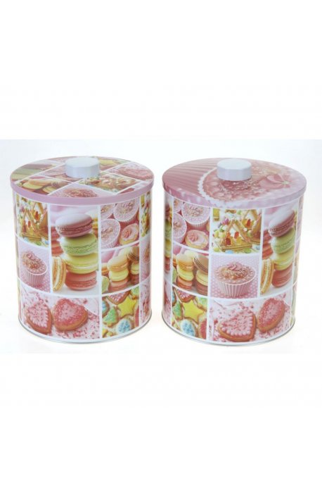 Cans, baskets - Candy Can Pink 2 Designs H - 