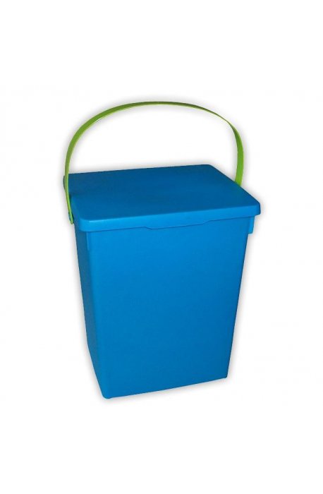 Powder containers - Powder Container Blue Green White Matte H - 