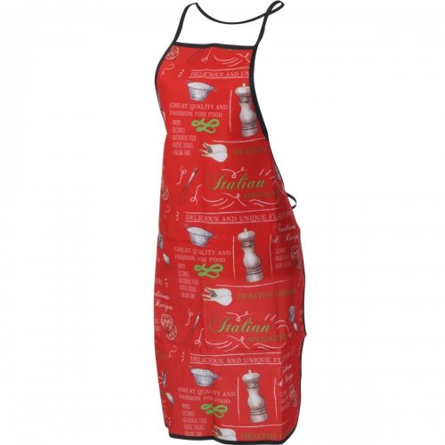 Apron Italy Red and White 2 Designs H