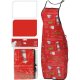 aprons - Apron Italy Red and White 2 Designs H - 