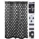 Bathroom mats, curtains, rugs - Fabric Shower Curtain 180x180 cm 3 Designs H - 