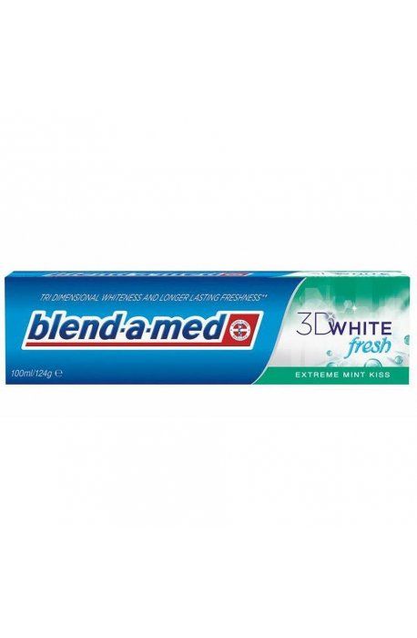 Toothpastes - Toothpaste Blend-a-med 100ml 3D White Fresh Extreme Mint Kiss - 