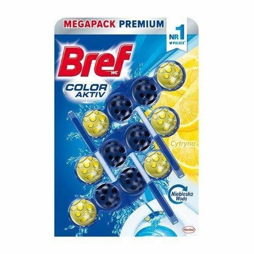 Bref Color Aktiv For Toilet Coloring 3x50g Lemon