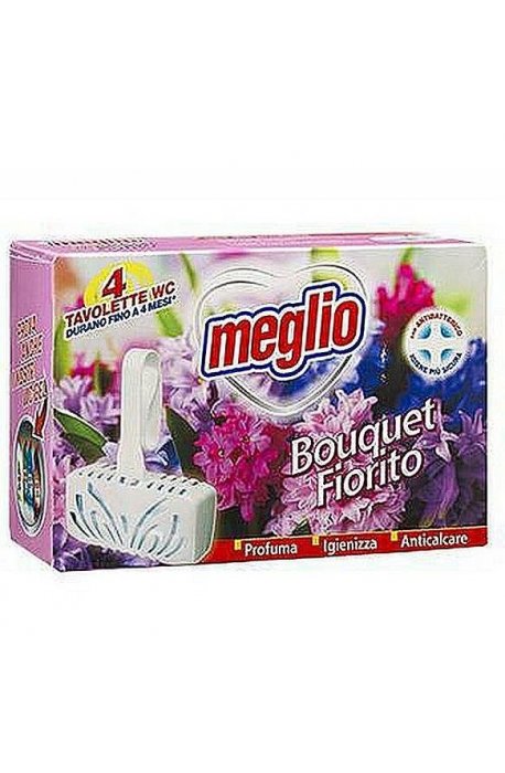 Fluids toilet or bathroom, baskets fragrances - Meglio Toilet Hanger 4 pcs. Floral Aroma - 