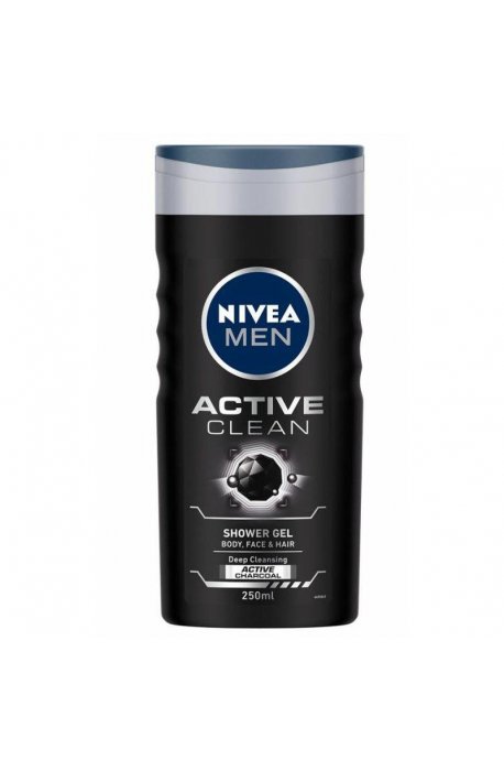 Shower gels - Nivea Men Shower Gel 250ml Active Clean - 