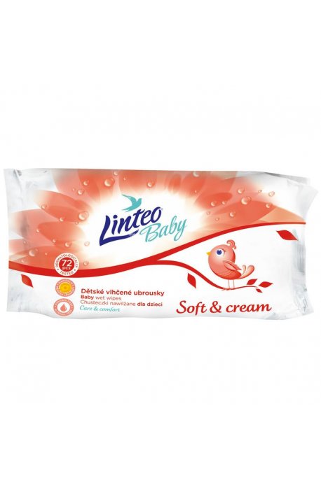 Wipes, sanitary towels - Linteo Wet Wipes 72 pcs - 