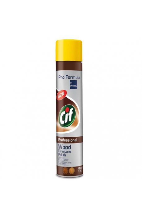 Furniture preparations - Cif Professional 400ml Wood Forniture Polish Spray for wooden surfaces - 