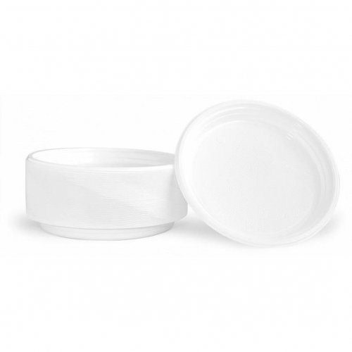 Disposable Plastic Plate 100pcs Round 22cm