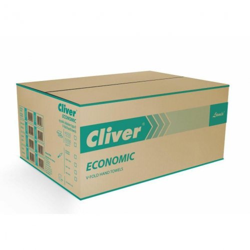Cliver Towel Zz White 4000 Economic