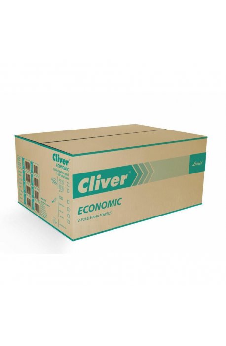 Papers, kitchen towels - Cliver Towel Zz White 4000 Economic - 