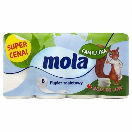 Mola White Family Toilet Paper A8