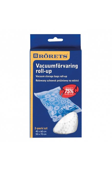 Covers and hangers for clothes - Rorets Vacuum Bag Rolled 2-Pack 2953 - 
