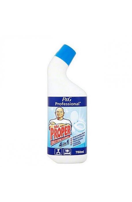 Fluids toilet or bathroom, baskets fragrances - Mr.Proper 750ml Toilet Liquid 4in1 Procter Gamble - 