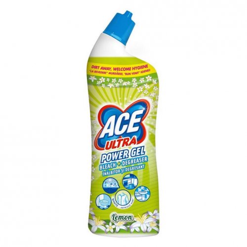 Ace Ultra Toilet Gel 750ml Lemon Green Procter Gamble