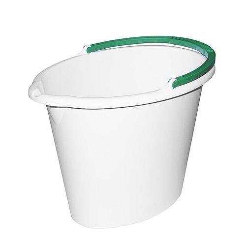 Plast Team Oval Bucket 15l White Without Squeezer 2250