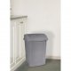 Waste sorting bins - Plast Team Swing Trash Can 15l 1346 Silver - 
