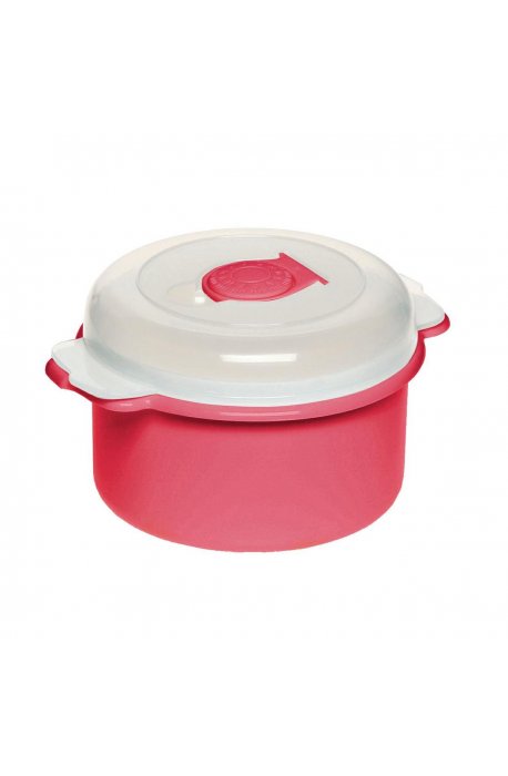 Food containers - Plast Team Container For Microwave Oven 0.5l 3106 Round Red - 