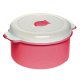 Food containers - Plast Team Container For Microwave Oven 1.5l 3107 Round Red - 
