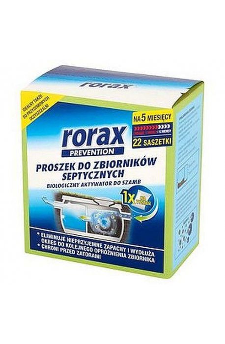 Descaling agents, drain cleaners, for septic tanks - Rorax Cesspool Activator 22x15g Frosch - 