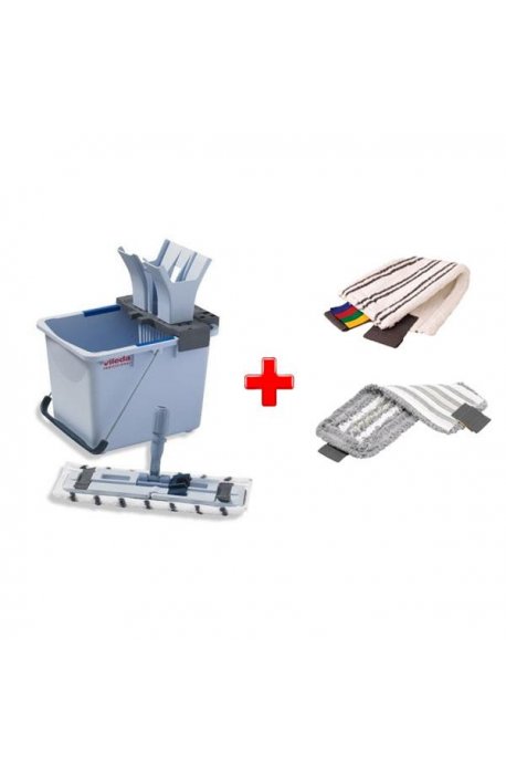 Cleaning kits - Vileda Ultraspeed Starter Kit 15l + 1 Microlite + 1 Trio Cartridge - 