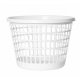 Laundry baskets - Plast Team Laundry Basket Round 32l White 1009 - 