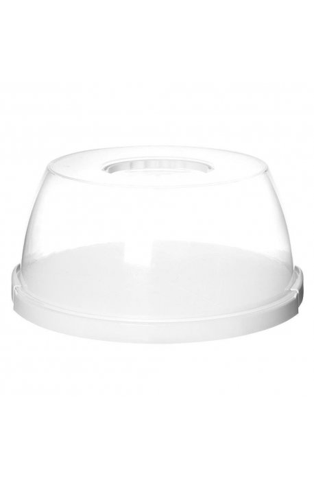 Cake containers - Cake Container With Handle White 1865 Plast Team - 