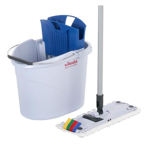Cleaning kits - Vileda Ultraspeed Mini Starter Kit Bucket + Mop 133414 Vileda Professional - 
