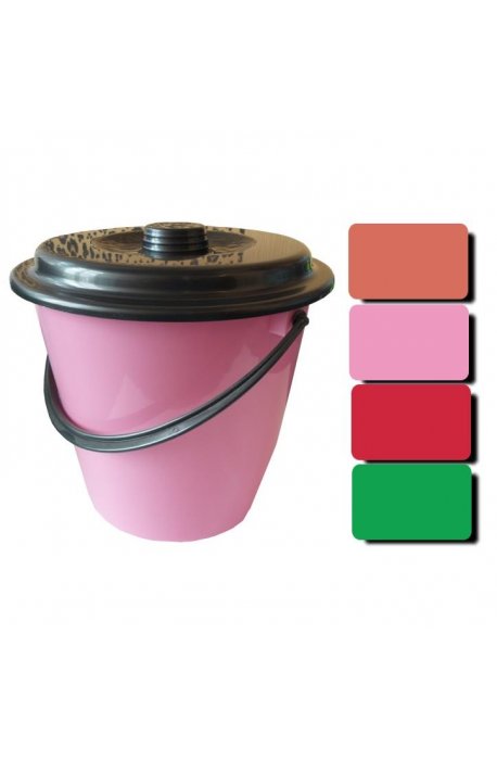 Buckets - Bucket With Black Cover 10l 3401 P - 