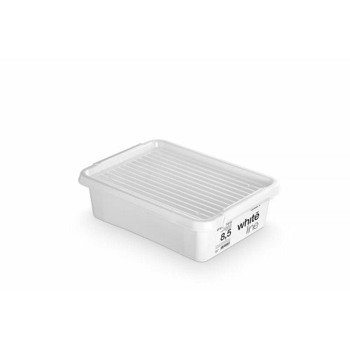Container With Lid White Line 8.5l 1512