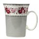 cups - Striped Porcelain Mug 370ml 9537 CH - 