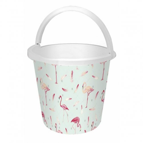 Branq Bucket 10l With Printing Flamingo 1201