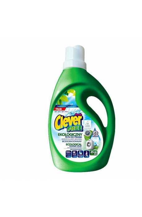 Gels, liquids for washing and rinsing - Clever Free Washing Gel 1500g Clovin - 