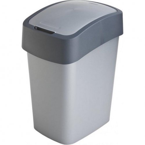 Curver Hinged Trash Can Pacific Flip 25l Gray 186157